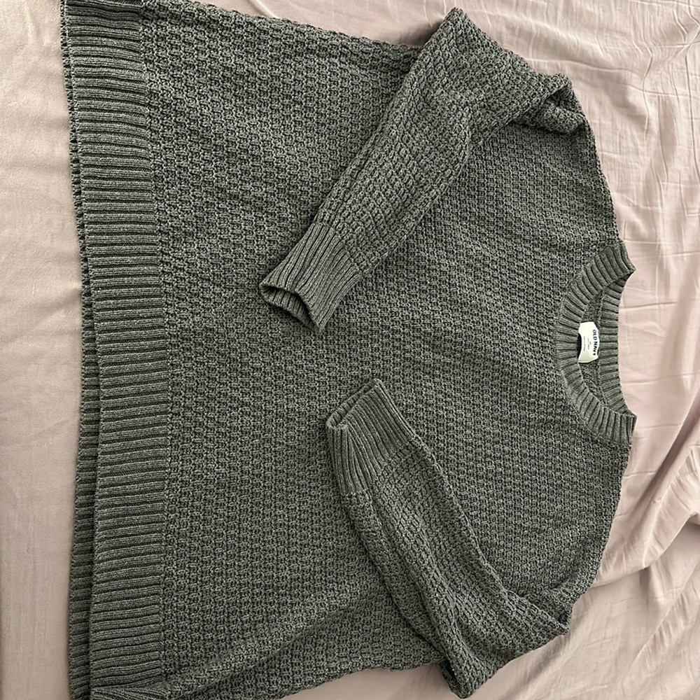 Grey old navy plus size sweater